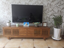 溪木工坊 新中式電視柜實(shí)木簡(jiǎn)約地柜老榆木禪意視聽(tīng)柜小戶(hù)型輕奢客廳家具 2米歸藏電視柜 曬單實(shí)拍圖