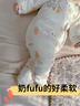 寶寶褲子小月齡秋冬夾棉加厚包腳棉褲新生寶寶外出純棉開(kāi)襠褲冬天 【包腳保暖】大象 52 碼：0-2個(gè)月寶寶 曬單實(shí)拍圖