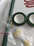 煦貝樂(lè )扭扭棒玫瑰花束手工diy材料包配件紙包花桿鐵絲花蕊膠帶工具 曬單實(shí)拍圖