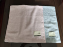 潔麗雅（Grace）純棉5A抗菌AIR毛巾男女士洗澡毛巾2條裝吸水速干洗臉巾裹巾粉+藍 曬單實(shí)拍圖