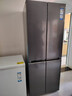 海爾（Haier）小紅花套系418升594mm專(zhuān)業(yè)超薄零嵌十字T型家用電冰箱一級能效BCD-418WGHTDB9S9U1家電國家補貼20% 曬單實(shí)拍圖