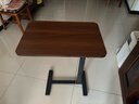 竹相隨移動(dòng)床邊桌升降桌簡(jiǎn)易電腦桌家用懶人桌沙發(fā)小書(shū)桌辦公桌子工作臺 手擰升降【胡桃色】60*40 曬單實(shí)拍圖