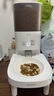 霍曼（Homerun）寵物智能自動喂食器貓糧狗糧定時貓咪自動投食機(jī)陶瓷單碗增高版 曬單實(shí)拍圖