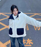 格斯嵐帝雙面穿羊羔絨棉衣男冬季2025新款加絨棉服外套潮牌寬松連帽棉襖子 黑色 XL 曬單實(shí)拍圖