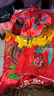 潤微京劇貴妃醉酒戲曲服裝公主娘娘女蟒戲服戲曲服裝戲裝女蟒大鳳蟒袍 紅色 均碼 女蟒+披肩+水袖+玉帶+裙子 曬單實(shí)拍圖