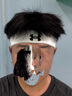 安德瑪（Under Armour）運動(dòng)發(fā)帶男女止汗帶吸汗頭帶跑步導汗帶籃球防汗頭巾箍護額 白色 曬單實(shí)拍圖