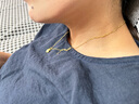 中國黃金CHINA GOLD愛(ài)心黃金項鏈足金和田玉吊墜教師節禮物送女老師老婆生日實(shí)用 京速達-足金玉見(jiàn)你吊墜贈S925鏈 曬單實(shí)拍圖