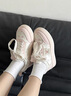 ACLNX百搭板鞋女款2025年新款秋季厚底小白鞋可愛(ài)小熊面包鞋休閑運動(dòng)鞋 粉色 37 (235mm) 曬單實(shí)拍圖
