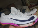 耐克（NIKE）煋元速短跑釘鞋男女Maxfly2二代田徑跑步緩震回彈全掌碳板跑鞋 白紫 FD8395-100 40 曬單實(shí)拍圖