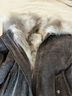 COCO LIMITED天使之翼/連帽芬蘭進(jìn)口sagafurs整皮狐貍毛 燈芯絨兩 摩爾咖 L 曬單實(shí)拍圖