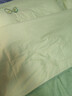 羅萊家紡100%純棉四件套全棉被套床單被罩 綠200*230 曬單實(shí)拍圖