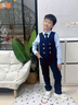 衣諾坊兒童演出服西服套裝男女生團體表演服飾主持人西裝女生連衣裙套裝 曬單實(shí)拍圖