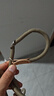 華元寵具（hoopet）狗狗繩子防爆沖P繩P鏈子牽引繩項圈大型中小型犬狗鏈防掙脫溜遛狗 曬單實(shí)拍圖