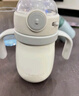 英氏（YEEHOO） 兒童保溫杯寶寶學(xué)飲吸管杯嬰兒6個(gè)月以上小月齡奶瓶幼兒園水杯 小月齡保溫杯【鴨嘴頭+吸管頭】帶重力球+送背帶 300ml 曬單實(shí)拍圖