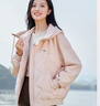 鴨鴨（YAYA）輕薄連帽短款女式羽絨服冬季簡(jiǎn)約純色女式時(shí)尚外套 曬單實(shí)拍圖