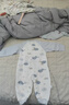 舒貝怡2件裝嬰兒衣服秋冬新生兒連體衣滿(mǎn)月寶寶保暖哈衣周歲爬服粉80 曬單實(shí)拍圖