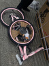 ICOLOUR自行車(chē)成人山地車(chē)公路賽車(chē)單車(chē)騎行變速內走線(xiàn)學(xué)生男女青少年 【薔薇粉】非減震-鋼架輻條輪 26寸21速（160-180cm） 曬單實(shí)拍圖