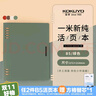 【全網(wǎng)低價】國譽(KOKUYO)一米新純B5活頁本辦公筆記本子活頁紙可替換附索引頁 40張 綠色 WSG-RUSP11G 曬單實拍圖