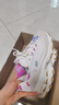 斯凱奇（Skechers）女鞋緩震舒適運動(dòng)鞋厚底休閑鞋增高老爹鞋149589 自然色/多彩色/NMLT 37 曬單實(shí)拍圖