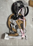 鳳凰山地自行車(chē)內走線(xiàn)品牌變速青少年男女競賽車(chē)自行車(chē)成人 坦途510 鋁架三刀輪-彩云粉 24寸【適合145-170cm】 30速 曬單實(shí)拍圖