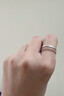 蔓笙999純銀雙層戒指女開(kāi)口戒輕奢小眾設計高級尾戒食指戒送女友禮物 999銀雙層戒指 曬單實(shí)拍圖