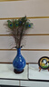 乾雅堂景德鎮陶瓷花瓶擺件窯變無(wú)雙創(chuàng  )意瓷器客廳插花中式客廳家居擺件 星空藍玉壺春瓶 曬單實(shí)拍圖