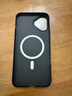 KEKLLE適用iPhone16plus手機殼 蘋(píng)果16plus保護套磁吸無(wú)線(xiàn)充電磨砂防摔軟邊保護套 午夜黑 曬單實(shí)拍圖