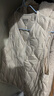波司登（BOSIDENG）25年新款輕薄羽絨服女短款90絨V領(lǐng)葫蘆紋保暖內搭馬甲B250130006 【推薦】秘釉色7475-淡系極簡(jiǎn) L 170/92A 體重約120-130斤 曬單實(shí)拍圖