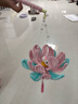 秉優(yōu)中秋節燈籠扭扭棒led燈花燈手工diy材料包兒童提燈蓮花燈中秋燈籠 曬單實(shí)拍圖