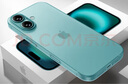 摩斐適用蘋(píng)果16手機殼iphone16promax可磁吸超薄防摔半透明散熱磨砂女男款贈鋼化膜深青色 曬單實(shí)拍圖