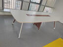 舒炫（SHUXUAN）創(chuàng  )意會(huì )議室桌長(cháng)桌簡(jiǎn)約現代培訓桌長(cháng)條桌大小型洽談桌椅組合工作臺 【E0級環(huán)保板材】1.8米會(huì )議桌 曬單實(shí)拍圖