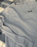 安德瑪（UNDERARMOUR）春秋DFO男子圓領(lǐng)運動(dòng)休閑長(cháng)袖T恤1302355 灰色011 L 曬單實(shí)拍圖