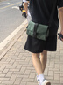 KIWEE未行三角包斜挎包男士單肩包潮牌迷你女士胸包腰包輕便騎行包郵差 松綠-小號（RPET升級款） 新老logo隨機發(fā) 曬單實(shí)拍圖
