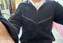 耐克（NIKE）Tech Windrunner 男子全長(cháng)拉鏈開(kāi)襟連帽衫 HV0950-010 2XL 曬單實(shí)拍圖
