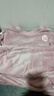 韓彩睡衣女法蘭絨秋冬加厚純色可外穿情侶珊瑚絨家居服套裝 藕粉 M 曬單實(shí)拍圖