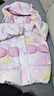 鴨鴨兒童羽絨服女童新款加厚冬裝連帽可愛(ài)風(fēng)中長(cháng)款中小童裝外套GM 粉色 120 曬單實(shí)拍圖
