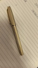 夢(mèng)特嬌（MONTAGUT）【熱門(mén)商品】寶珠筆黃銅金屬拉絲商務(wù)高檔男女士書(shū)寫(xiě)寶珠筆禮盒洛薩特系列輝煌金0.5mm 曬單實(shí)拍圖