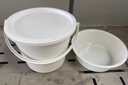 本迪臉盆水桶帶蓋30cm3件套手提洗車(chē)儲水宿舍洗衣桶拖把桶泡腳洗腳桶 曬單實(shí)拍圖