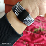 BHO【磁吸編織】適用小米手環(huán)9pro表帶紅米watch6表帶8pro/watch5/4/redmi磁吸尼龍編織男女款esim版 磁吸·編織【黑巧色】黑色連接器 小米手環(huán)9pro/8pro/紅米wat 曬單實(shí)拍圖