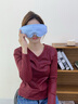 名創(chuàng  )優(yōu)品眼部按摩儀護眼儀眼部按摩器潤眼儀熱敷眼罩智能眼睛疲勞舒緩神器緩解兒童送媽媽生日禮物男生女士 【霧霾藍】3檔模式+43°熱敷+仿人手指壓震動(dòng)按摩 【禮盒裝】覆蓋面積大/鏈接藍牙/200g輕量機身 曬單實(shí)拍圖