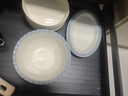 墨色高顏值碗碟家用餐具韓式高級感陶瓷碗盤喬遷新居禮盒餐具套裝36件 曬單實(shí)拍圖