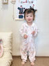 愛(ài)貝迪拉（AIBEDILA）嬰兒衣服早秋季冬裝嬰幼兒多巴胺男小月齡外出服女寶寶睡衣連體衣 【洋甘菊&低敏超柔】塔瓦娜天鵝-中開(kāi)款 73cm （建議15-19斤） 曬單實(shí)拍圖