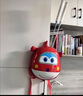 KTM小飛俠書(shū)包黑白色卡通兒童哈士奇裝飾幼兒園可愛(ài)蛋殼樂(lè )迪背包 紅色飛機 曬單實(shí)拍圖