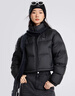 駱駝（CAMEL）短款羽絨服女款冬季新款時(shí)尚寬松面包服防風(fēng)立領(lǐng)短外套 曬單實(shí)拍圖
