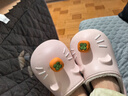 百慕傾臣防水親子棉拖鞋女童2025新款室內居家防滑秋冬季毛絨兒童棉拖男孩 淺粉 38-39 正碼 曬單實(shí)拍圖