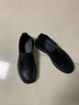 森達休閑皮鞋男牛皮軟面一腳蹬套腳懶人鞋商務(wù)正裝鞋JDZ03DM4 黑色 39 曬單實(shí)拍圖