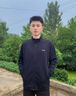 李寧外套男士春秋季新款運動(dòng)衛衣休閑百搭立領(lǐng)開(kāi)衫夾克戶(hù)外跑步男裝 春秋款-黑色立領(lǐng)外套【棉質(zhì)面料】 XL （建議150-160斤） 曬單實(shí)拍圖