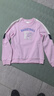 鴻星爾克（ERKE）童裝女中大童上衣兒童冬季保暖加厚衛衣薰衣草紫160 曬單實(shí)拍圖