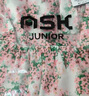 ASK JUNIOR女童連衣裙夏季中大童田園風(fēng)碎花滿(mǎn)印吊帶裙小清新兒童公主裙 曬單實(shí)拍圖