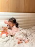 威爾貝魯（WELLBER）恒溫睡袋嬰幼兒1-3歲竹棉睡衣秋冬兒童寶寶防踢被子薄夾棉 綺夢L 曬單實(shí)拍圖